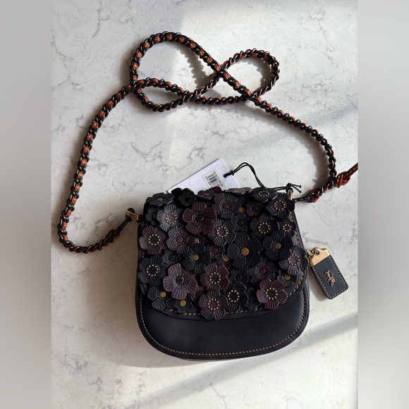 Coach 1941 Dinky Saddle Bag Tea Rose NEW - Picture 2 of 16